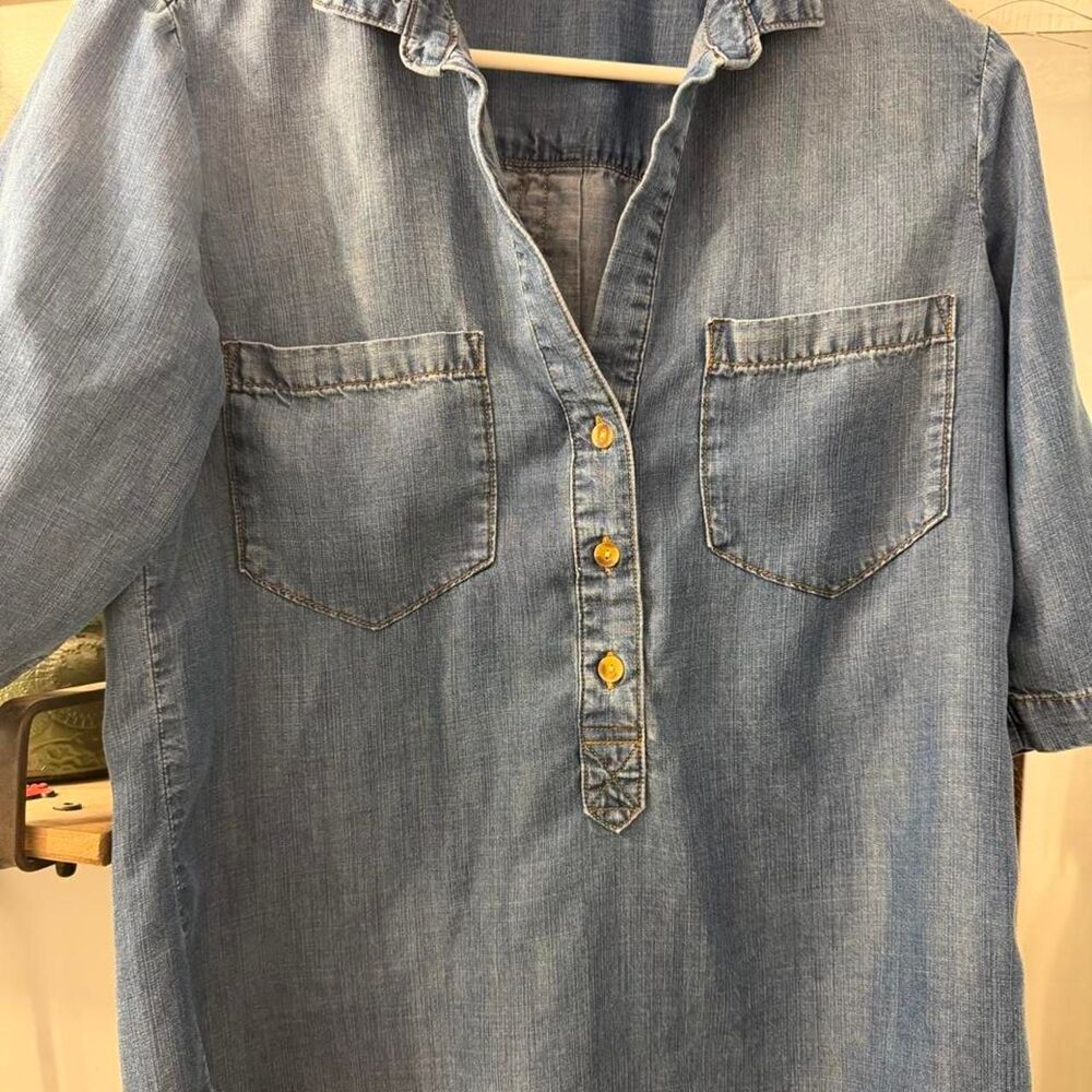Cloth & Stone for Anthropologie  Blue Shirt